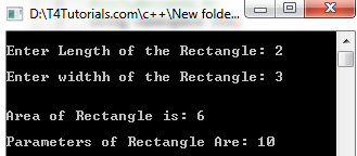 Area of Rectangle Program in C,C++, C Plus Plus , CPP